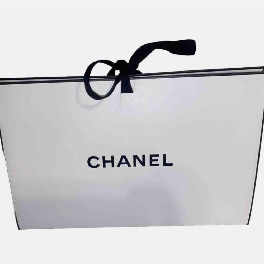 Chanel gift Paper Bag and Christian Dior Paper Box. Brand New.